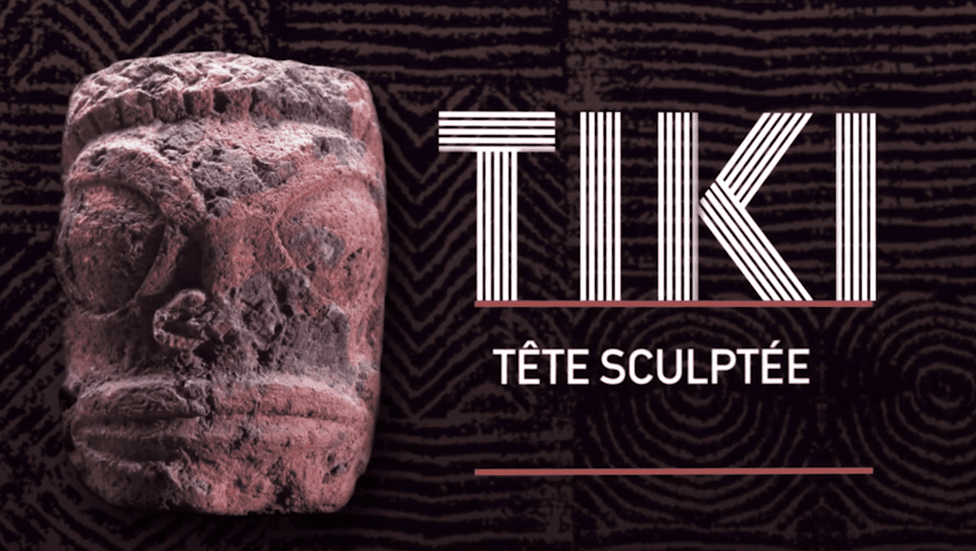 Tête sculptée Tiki crédit MTI